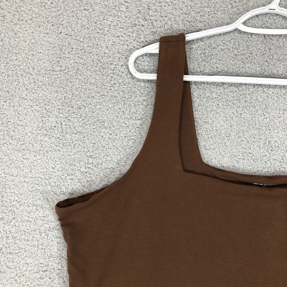 Old Navy Brown Bodysuit Size 4X Sleeveless Plus Size Cotton Blend Feminine - Picture 4 of 14